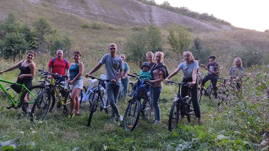 "В поисках живой воды" - музыкально-световое шоу участников Клуба «Веломания» и любителей велоезды